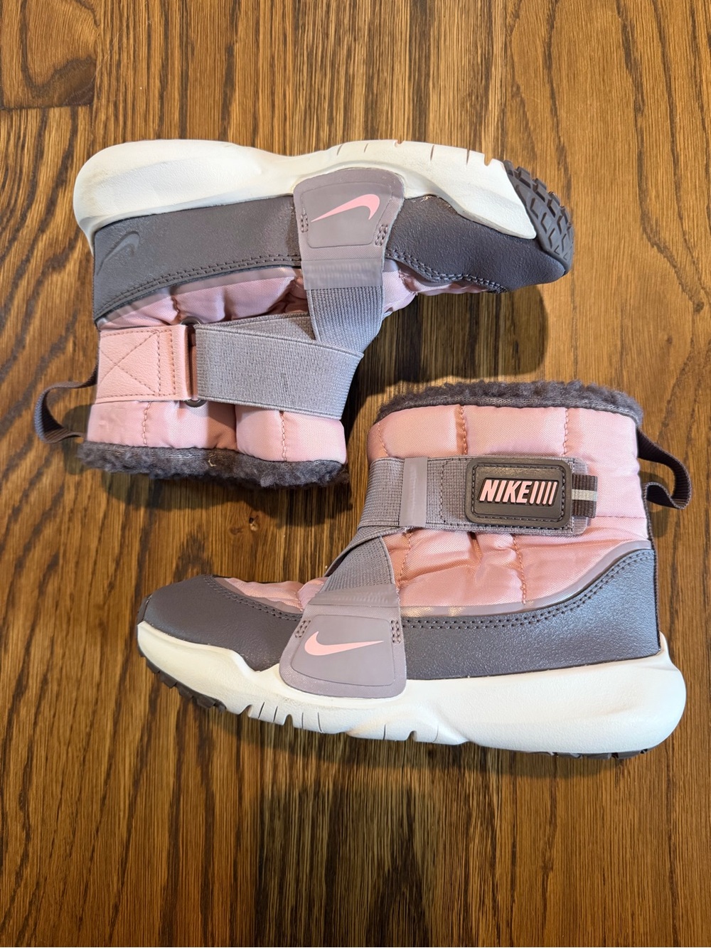 Nike Flex Advance "Pink Glaze/Violet Ore"  Girls' winter snow Boot Kids Size 12C